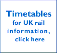 Advert - Train Timetables